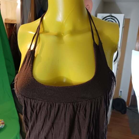 XS women Seduction dress grunge fairycore style dress midi open back - Picture 7 of 10